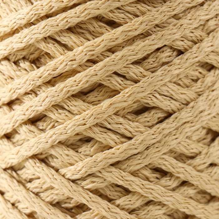 Шнур полиэфирный без сердечника 5 мм 100м/210г (+/- 5%) песочный-24 Шнур полиэфирный без сердечника 5 мм 100м/210г (+/- 5%) песочный-24