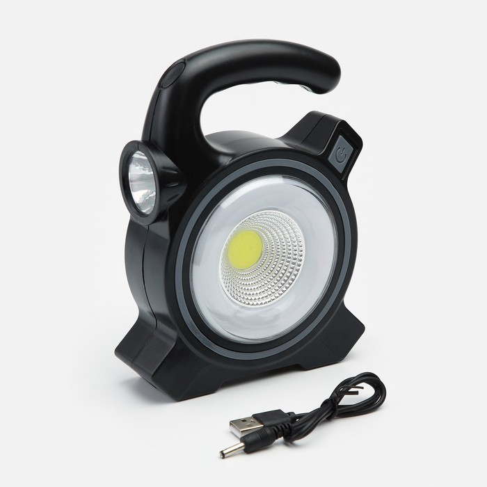 Фонарь ручной аккумуляторный Фонарь ручной аккумуляторный "Мастер К", солнечная батарея, USB, 17 х 13 см