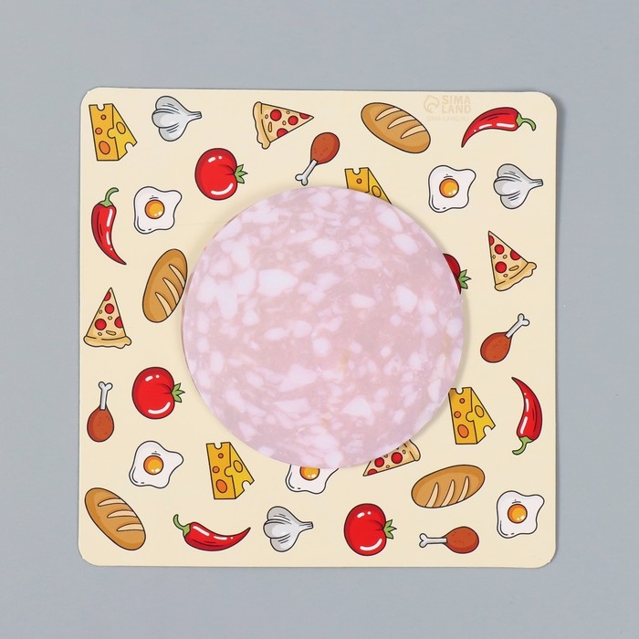 Магнит с блоком для записей Магнит с блоком для записей "Салями" 13х13 см