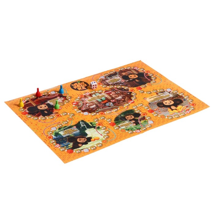 Настольная игра-ходилка «Чебурашка. 2 в 1», 330 × 217 × 27 мм Настольная игра-ходилка «Чебурашка. 2 в 1», 330 × 217 × 27 мм