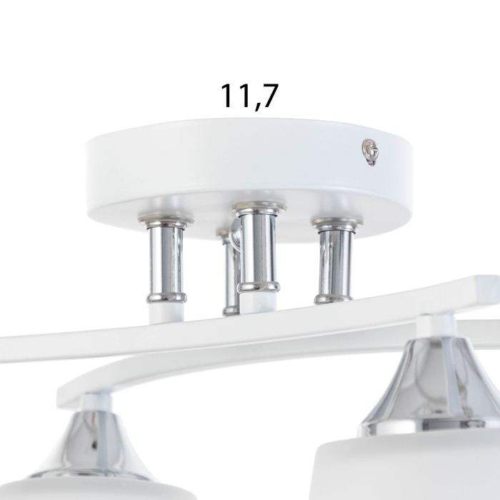 Люстра Люстра "Валенсия" 4х60Вт Е27 Белый 70,5х32,5х21см