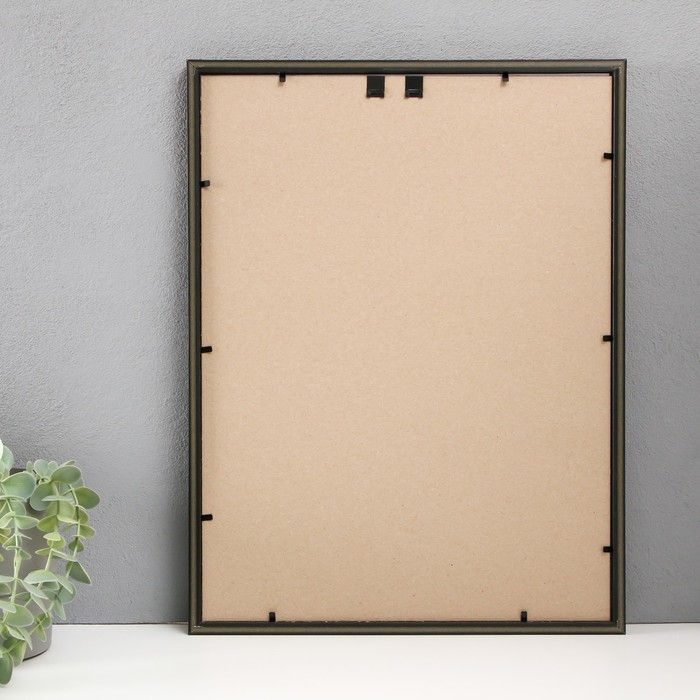 Фоторамка пластик Фоторамка пластик "Гамма" 30х40 см, венге