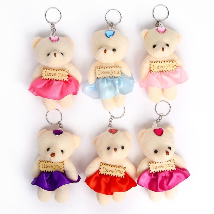 Мягкая игрушка-подвеска «Я люблю тебя», цвета МИКС Мягкая игрушка-подвеска «Я люблю тебя», цвета МИКС