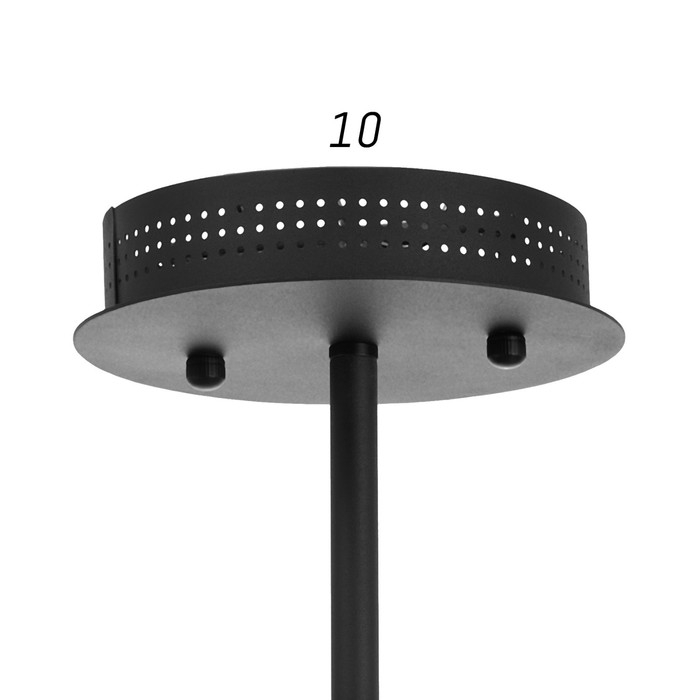 Люстра 1695/3 LED 72Вт 3000-6000К черно-золотой 65х65х26,5 см BayerLux