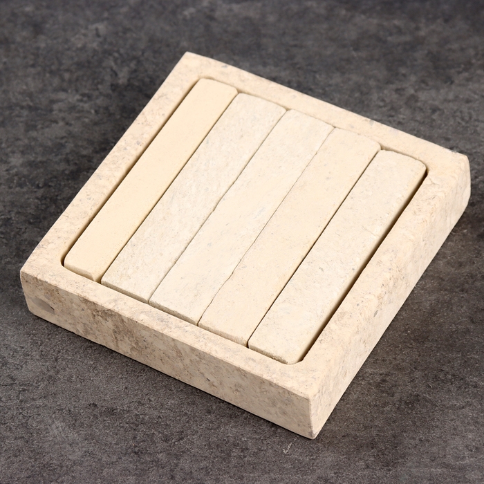 Пекарский испаритель с брусками, вулканический, 13х13см Пекарский испаритель с брусками, вулканический, 13х13см