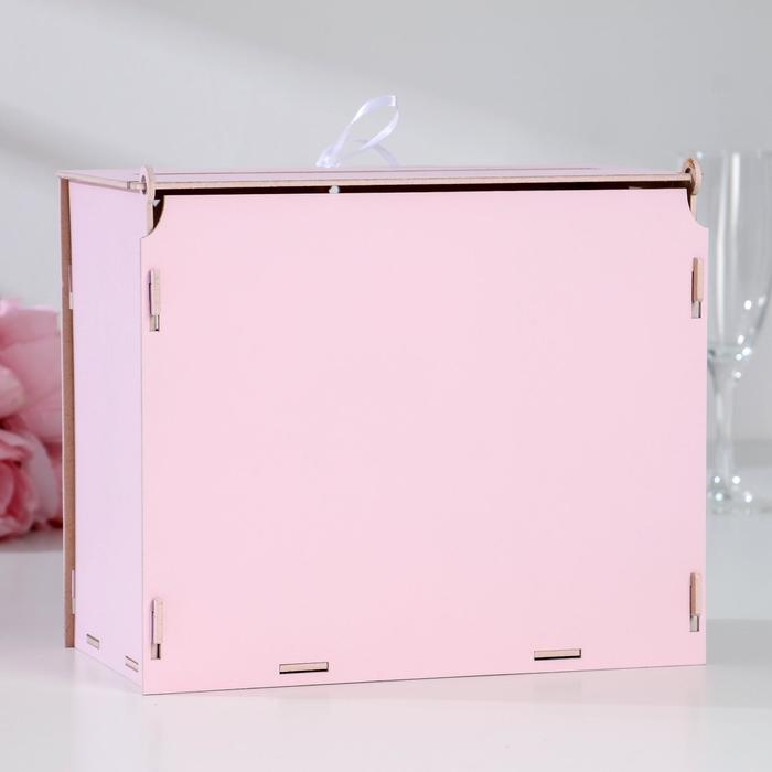 Семейный банк Семейный банк "Вместе навсегда", 24х14х20 см, Розовый пастель