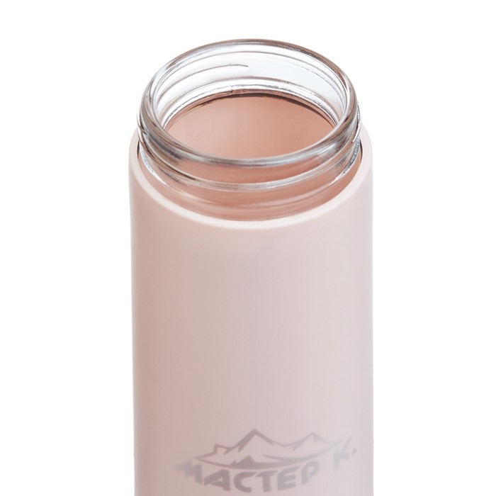 Бутылка для воды, 400 мл,  Бутылка для воды, 400 мл, "Мастер К", стеклянная