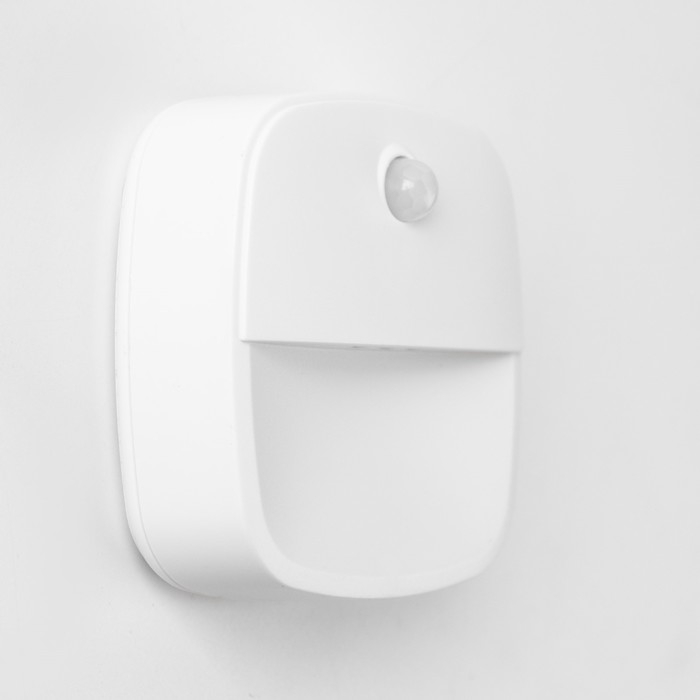 Фонарь-светильник, 50 лм, 3 ААА, магнит, клейкая основа, датчик движения, 7.5 х 7.5 х 2.5 см Фонарь-светильник, 50 лм, 3 ААА, магнит, клейкая основа, датчик движения, 7.5 х 7.5 х 2.5 см