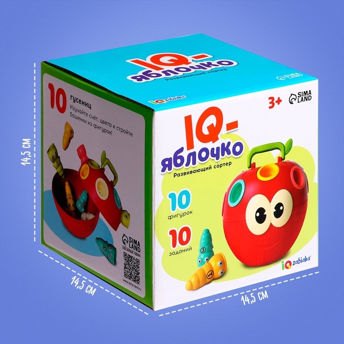Развивающий сортер «IQ-яблочко» Развивающий сортер «IQ-яблочко»