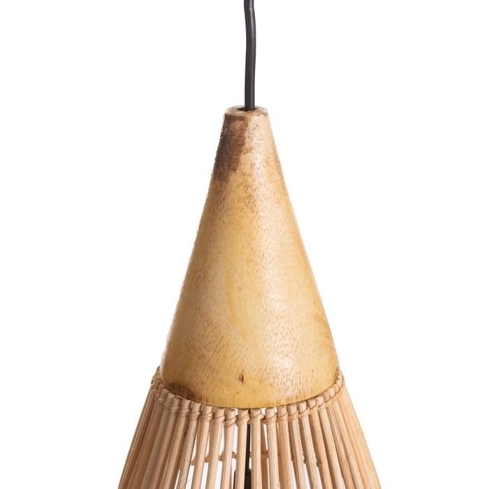 Светильник потолочный из ротанга Светильник потолочный из ротанга "Джони" 1х120Вт, Е27, 22х22х60 см