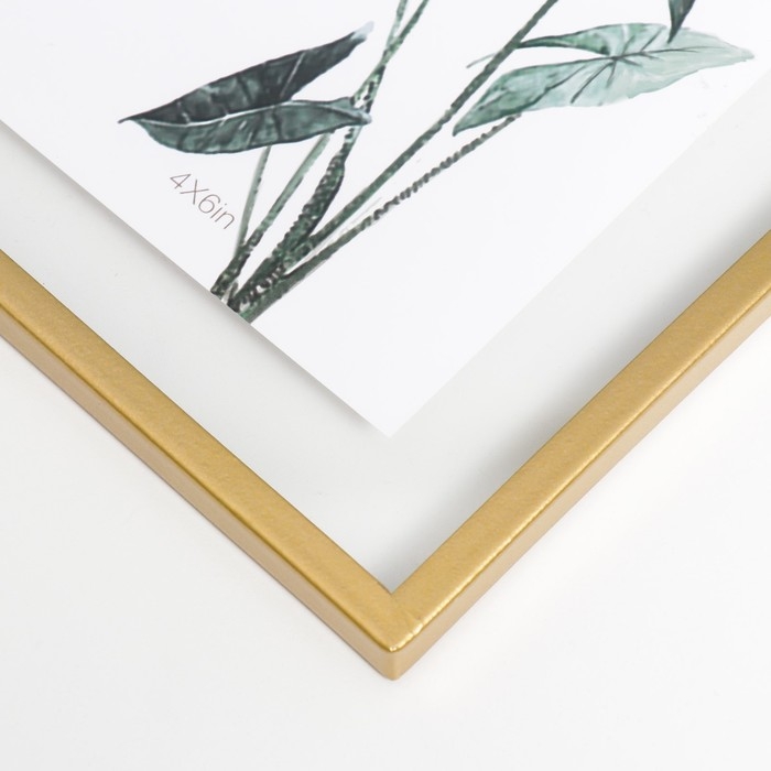 Фоторамка металл на 2 фото 10х10, 10х15 см  Фоторамка металл на 2 фото 10х10, 10х15 см "Лофт. Треугольники" золото 20х30,5 см