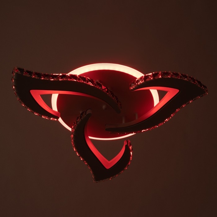 Люстра с ПДУ Люстра с ПДУ "Блейд" 3хLED 78Вт 3000-6000К RGB белый 57х57х10см