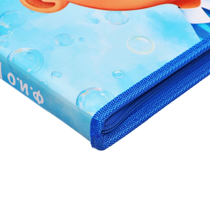 Папка-портфолио А4 Папка-портфолио А4 "Мечтать", Calligrata TOP, твердая обложка, на кольцах, молния вокруг, для школьника, 1 файл, 8 вкладышей