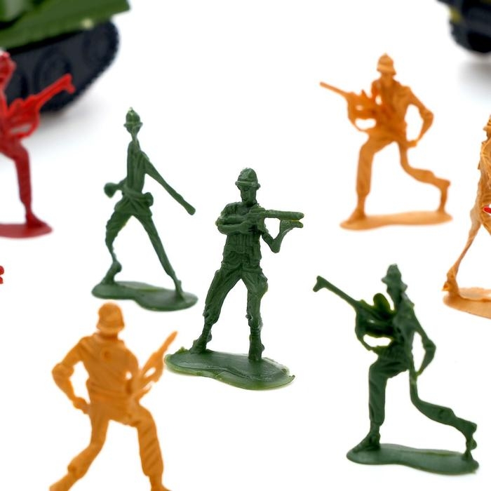 Набор солдатиков «Автоштурм», с техникой Набор солдатиков «Автоштурм», с техникой