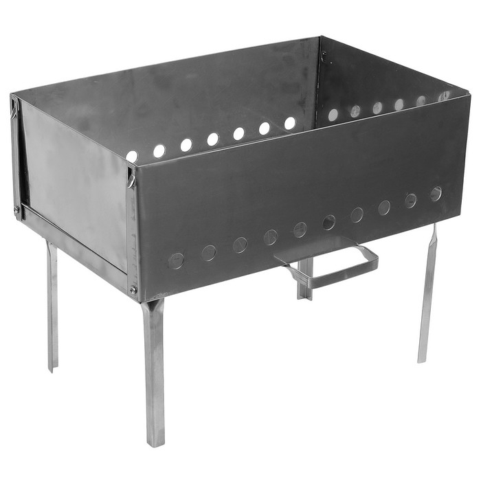 Мангал-дипломат №2, 400х250х400, нержавеющая сталь 1.5 мм, с шампурами, в сумке Мангал-дипломат №2, 400х250х400, нержавеющая сталь 1.5 мм, с шампурами, в сумке