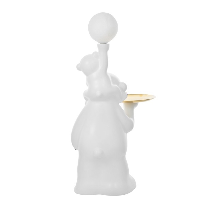 Торшер  Торшер "Умка и мама" LED USB белый 32х32х88см