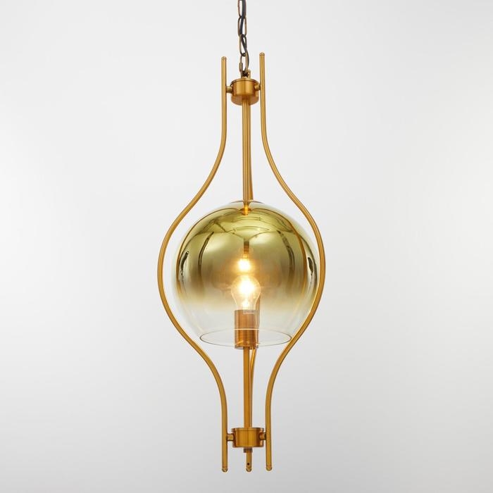 Светильник BayerLux 88509/1 E27 40Вт золото 26х26х70-170 см