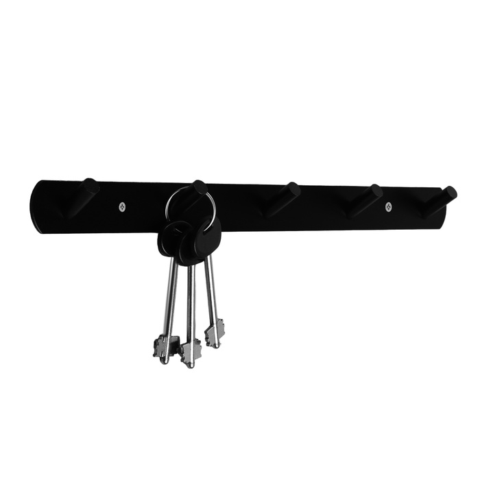 Вешалка CAPPIO CVP001, металлическая, пятирожковая, цвет черный Вешалка CAPPIO CVP001, металлическая, пятирожковая, цвет черный