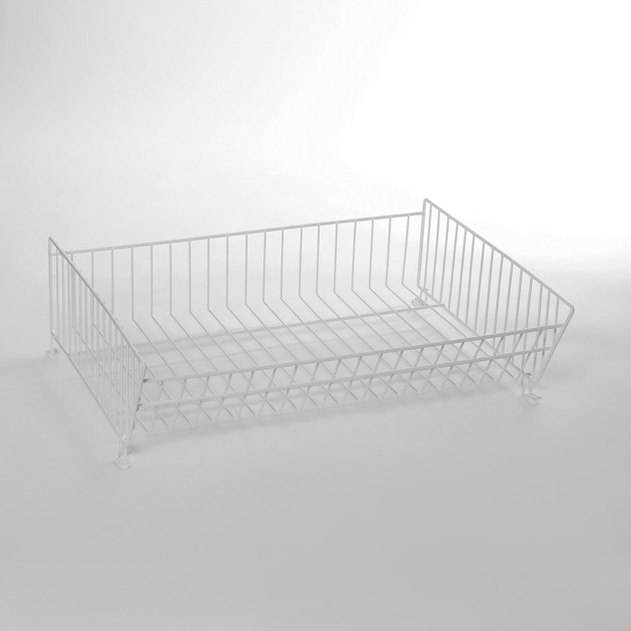 Горка-накопитель из четырёх корзин, 63×43×120, цвет белый Горка-накопитель из четырёх корзин, 63×43×120, цвет белый