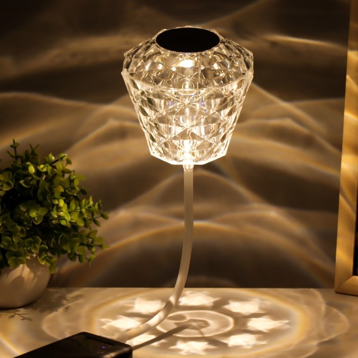 Светильник "Сомани" LED сенсорный 3000-6000К 5Вт USB 10х10х15см RISALUX