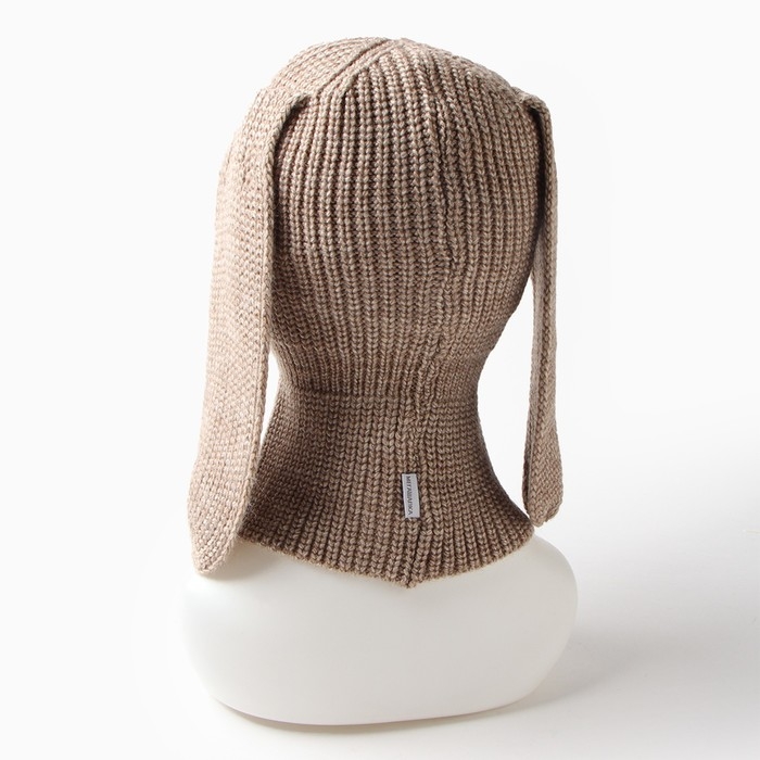 Шапка-шлем детский, цвет бежевый, размер 52-54 Шапка-шлем детский, цвет бежевый, размер 52-54