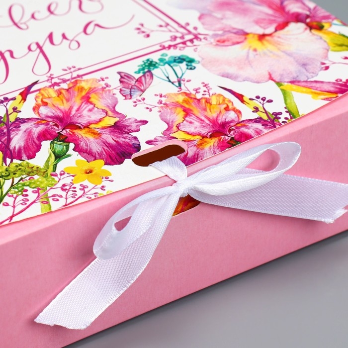 Коробка подарочная складная, упаковка, «От всего сердца», 20 х 18 х 5 см Коробка подарочная складная, упаковка, «От всего сердца», 20 х 18 х 5 см