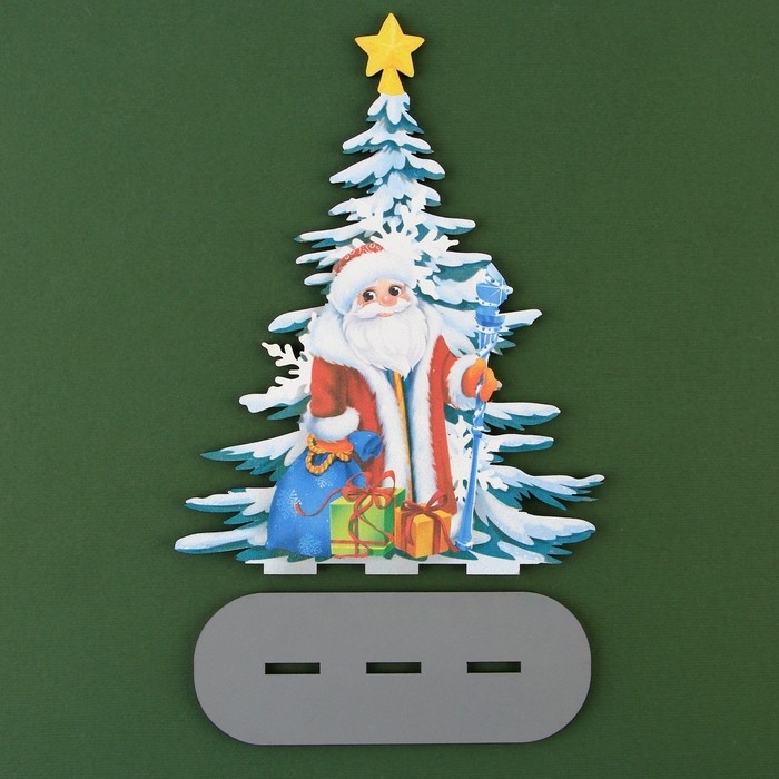 Настольный декор новогодний &laquo;Дед Мороз&raquo;, на Новый Год, 12 х 4,3 х 15,5 см