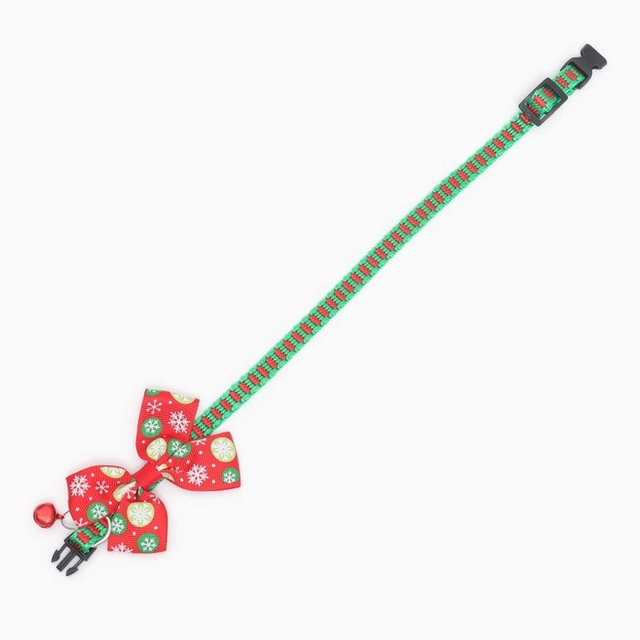 Ошейник Ошейник "Подарки", 30 х 1 см, капрон, красный