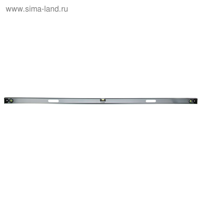 Уровень алюминиевый ТУНДРА  Уровень алюминиевый ТУНДРА "Рельс", 3 глазка (1 поворотный), 2000 мм