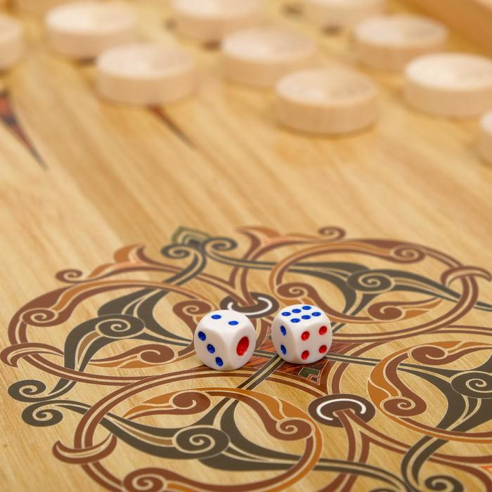 Нарды деревянные большие, с шашками "Питер-Ростральная колонна", настольная игра, 60 х 60 см