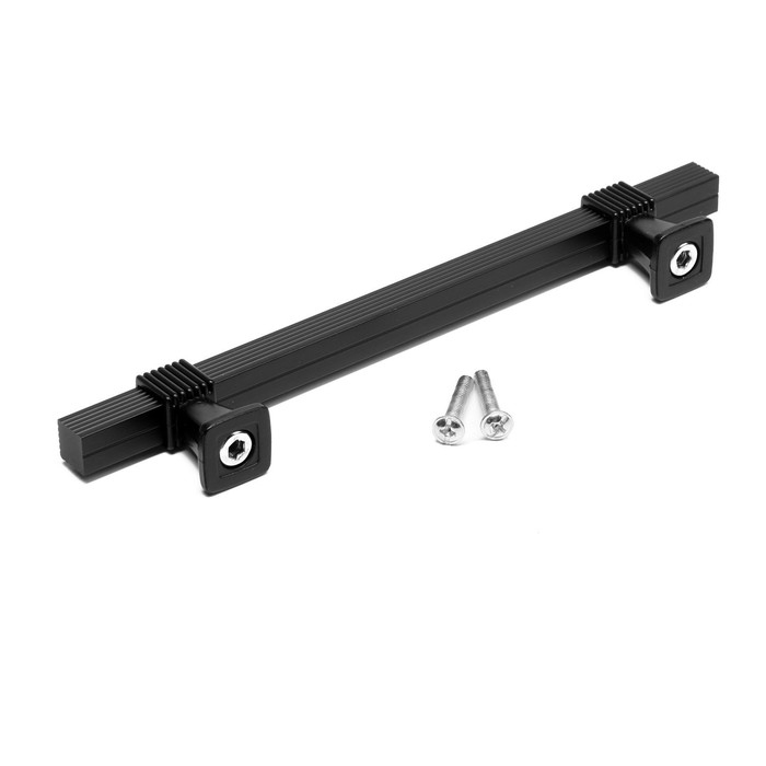 Ручка скоба CAPPIO RSC105, алюминий, м/о 128, цвет черный Ручка скоба CAPPIO RSC105, алюминий, м/о 128, цвет черный