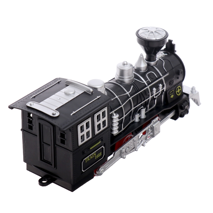 Железная дорога «Винтаж», 2 состава в комплекте, свет и звук, работает от батареек Железная дорога «Винтаж», 2 состава в комплекте, свет и звук, работает от батареек