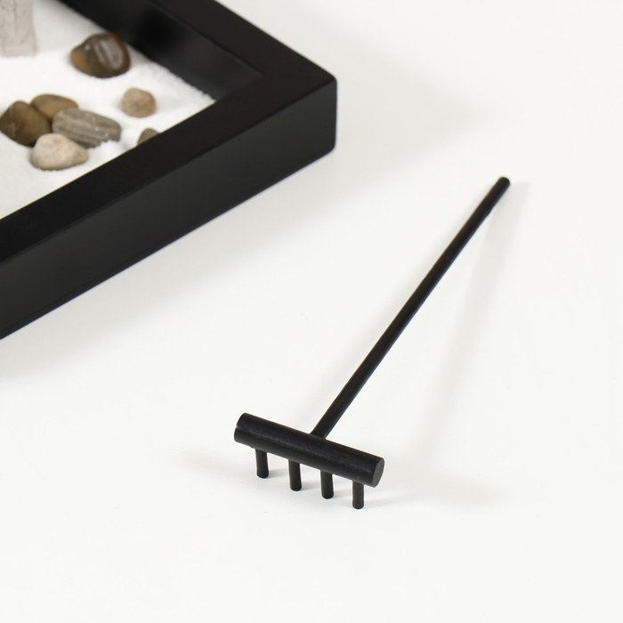 Сад камней Дзен  Сад камней Дзен "Каменный мост" песок 16,5х16,5х4 см