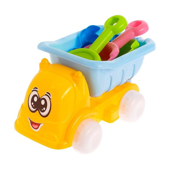 Песочный набор «Бибика», 5 предметов, МИКС Песочный набор «Бибика», 5 предметов, МИКС