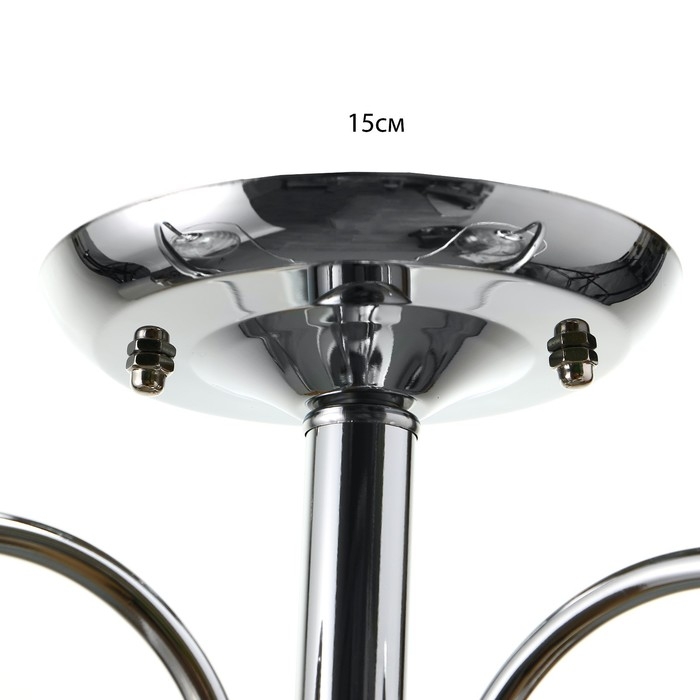 Люстра  Люстра "Анрия" 3хЕ27 40Вт хром 59х59х30 см BayerLux