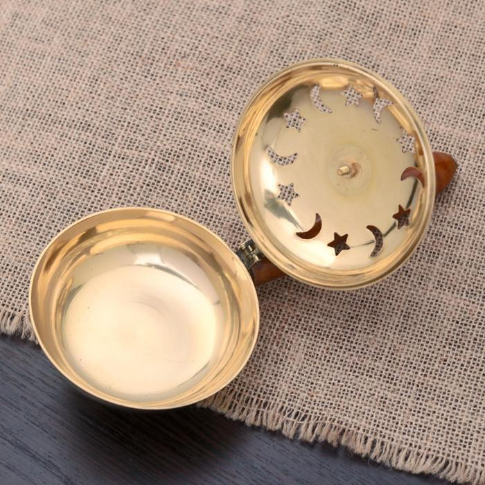 Держатель для углей Держатель для углей "Звёздочки" латунь 22х10х5,5 см