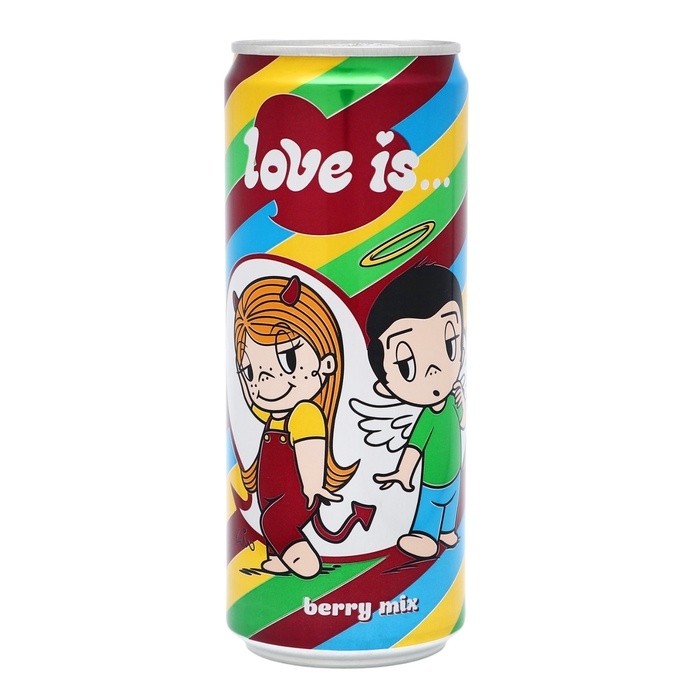 Вода газированная Love is «Ягодный микс», 330 мл Вода газированная Love is «Ягодный микс», 330 мл