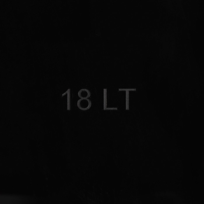 Ведро для мусора «Букет», 18 л, цвет чёрный Ведро для мусора «Букет», 18 л, цвет чёрный