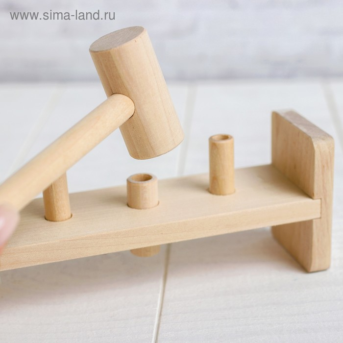 Стучалка  Стучалка "Гвозди-перевёртыши", 4 гвоздика