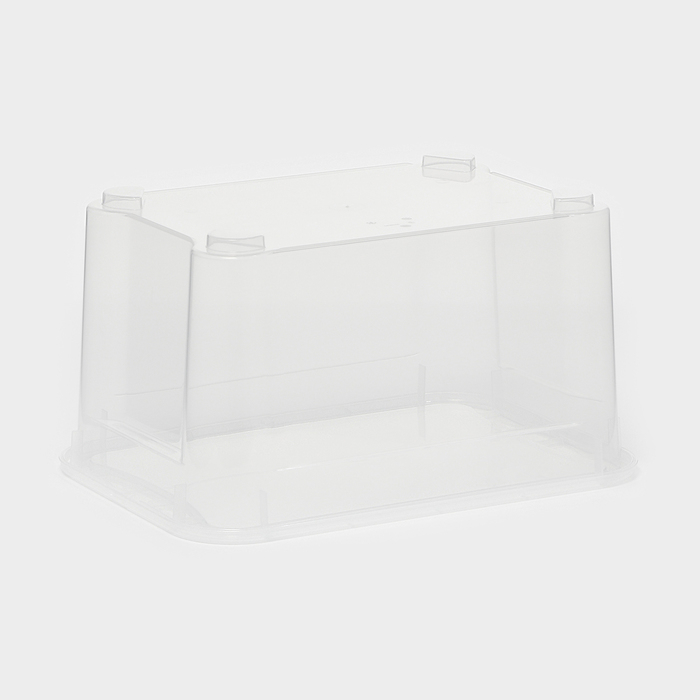 Ящик для хранения с крышкой «Кристалл XS Plus», 16 л, 38,9×27,5×21,5 см, цвет прозрачный Ящик для хранения с крышкой «Кристалл XS Plus», 16 л, 38,9×27,5×21,5 см, цвет прозрачный