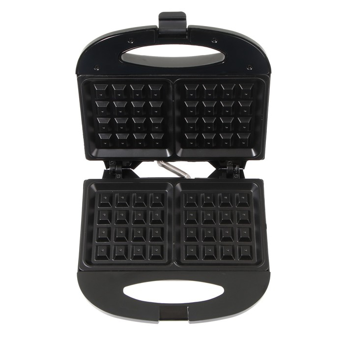 Электровафельница Luazon LT-09, 750 Вт, венские вафли, антипригарное покрытие, черная Электровафельница Luazon LT-09, 750 Вт, венские вафли, антипригарное покрытие, черная