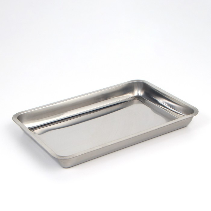 Противень из нержавеющей стали Luxstahl, 45×30×4,8 см Противень из нержавеющей стали Luxstahl, 45×30×4,8 см