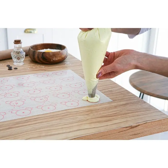 Силиконовый коврик армированный «Макарон.Ушки», 42×29,5 см Силиконовый коврик армированный «Макарон.Ушки», 42×29,5 см