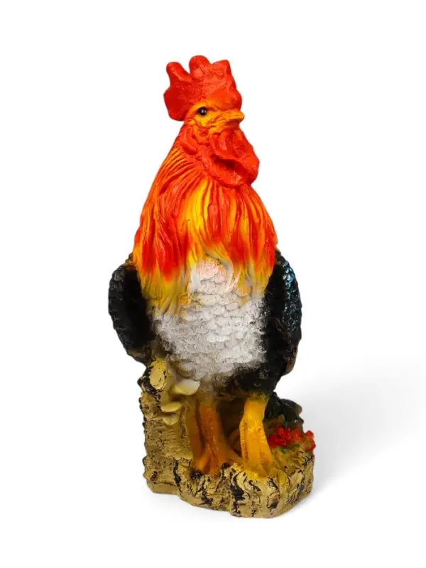 Садовая фигура из полистоуна &laquo;Петух андалузский&raquo;, 42&times;20&times;38 см