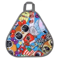 Ледянка мягкая треугольная Sova, голубой, рисунок МИКС Ледянка мягкая треугольная Sova, голубой, рисунок МИКС