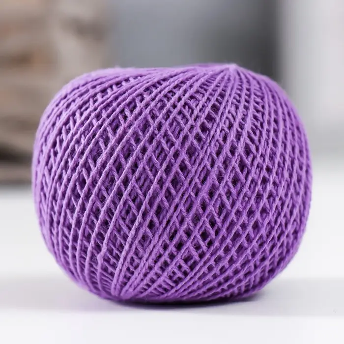 Пряжа для вязания спицами, крючком &laquo;ПНК Кирова. Флокс&raquo;, 150 м/25 г, 100% хлопок немерсеризованный, цвет 1302