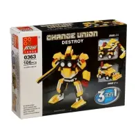 Конструктор &laquo;Робот&raquo;, 106 деталей, 3 варианта сборки, МИКС