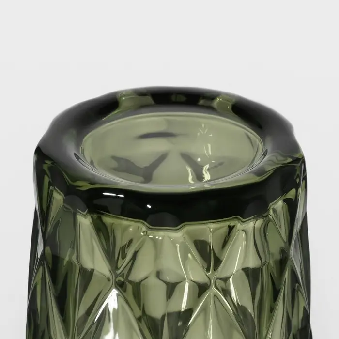 Набор стаканов Magistro &laquo;Круиз&raquo;, 350 мл, 8&times;12.5 см, 6 шт., стекло, зелёный