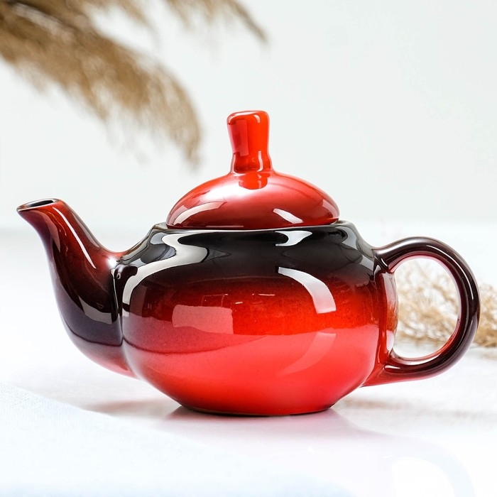 Заварочный чайник Борисовская керамика «Красная», 400 мл, 12×10,5 см, красный Заварочный чайник Борисовская керамика «Красная», 400 мл, 12×10,5 см, красный