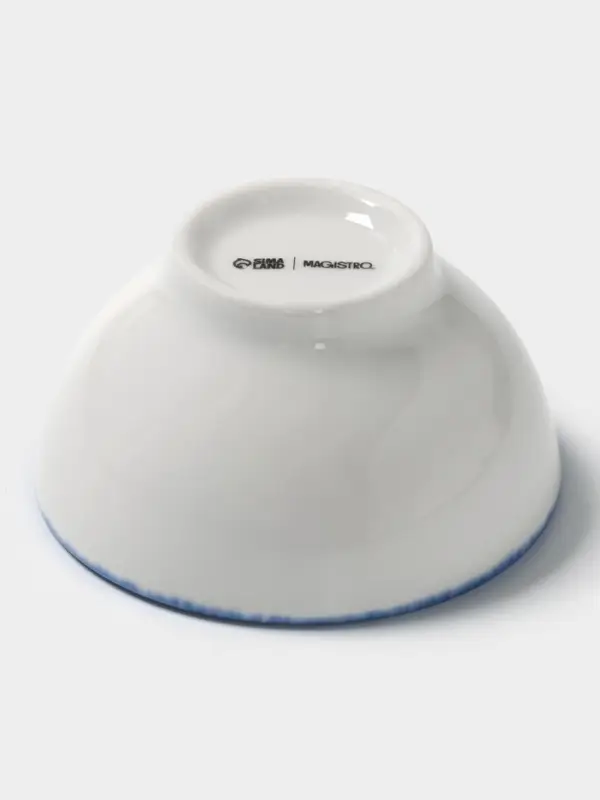 Соусник Magistro Blue Lagoon, 90 мл, d=8 см, фарфор, белый